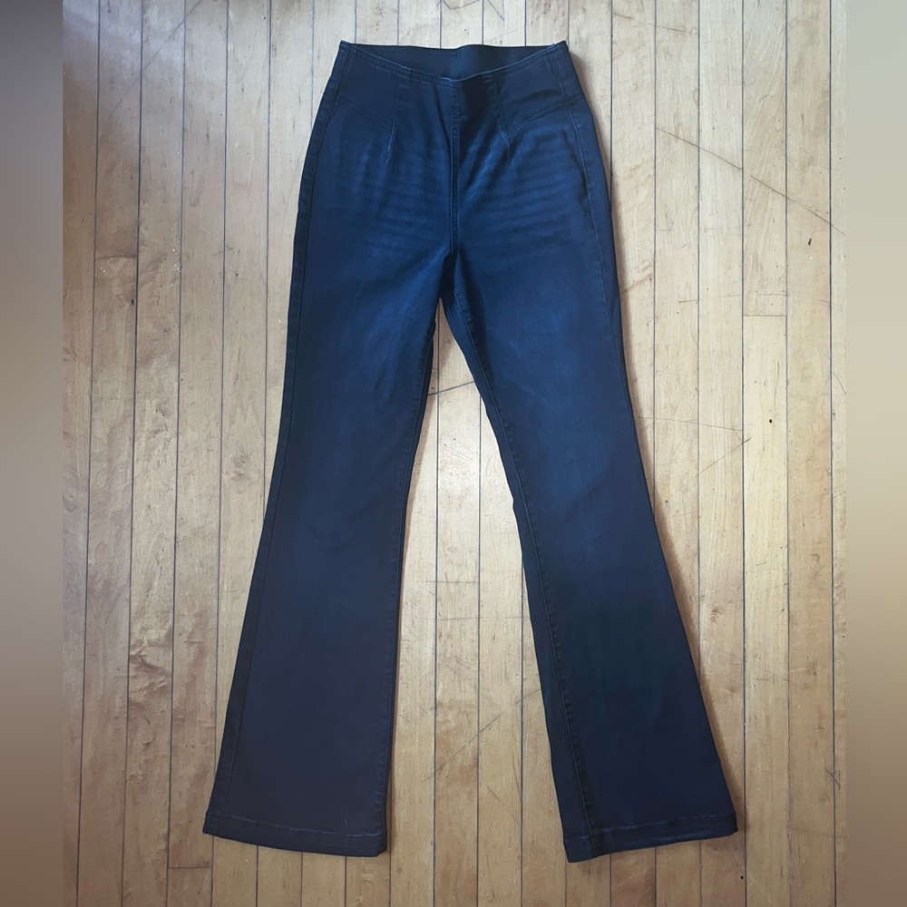 Knox Rose Black Wash Jegging with Bootcut/Flare Bottoms